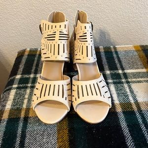 Cute beige fun shoes